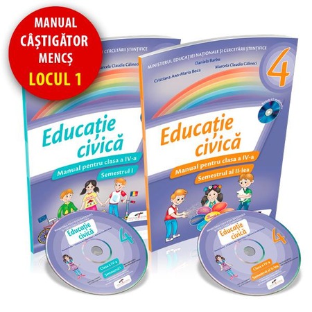 Educatie Civica Clasa 4 Sem 1 2 Manual Cd Daniela Barbu Emag Ro