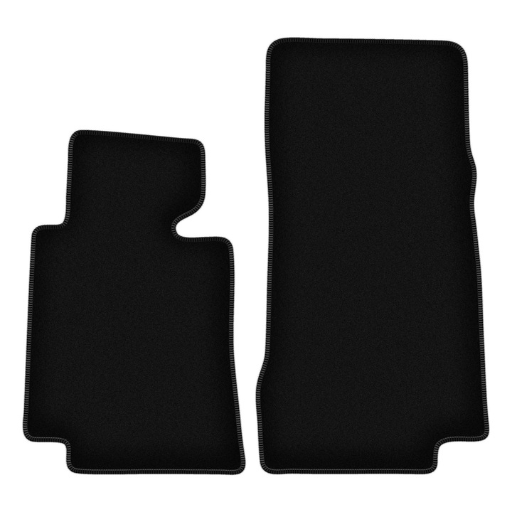 BASIC szett első autószőnyeg, 2 db, autószőnyeg, ehhez:: BMW 8 E31 (1988-1999) kupé fekete