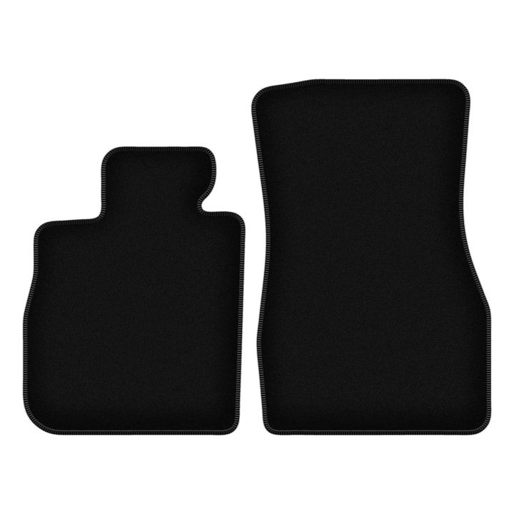 BASIC szett első autószőnyeg, 2 db, autószőnyeg, ehhez:: BMW 8 G15 (2018-2022) Coupe fekete