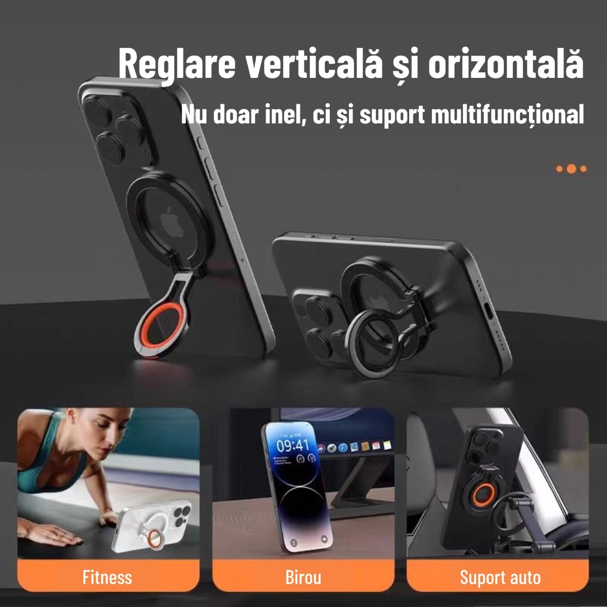 Holder De Telefon Magnetic Imbunatatit Pentru MagSafe Suport De Deget holder-de-telefon-magnetic-imbunatatit-pentru-magsafe-suport-de-deget