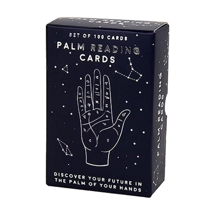 Carduri de chiromantie Gift Republic Palm Reading Cards, 100 piese