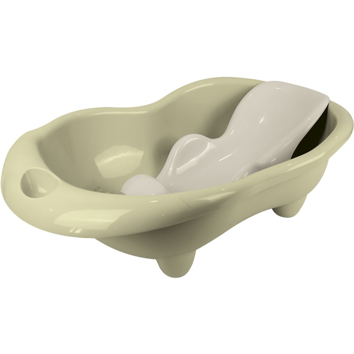 Cadita cu suport anatomic Hippo - Verde Eco