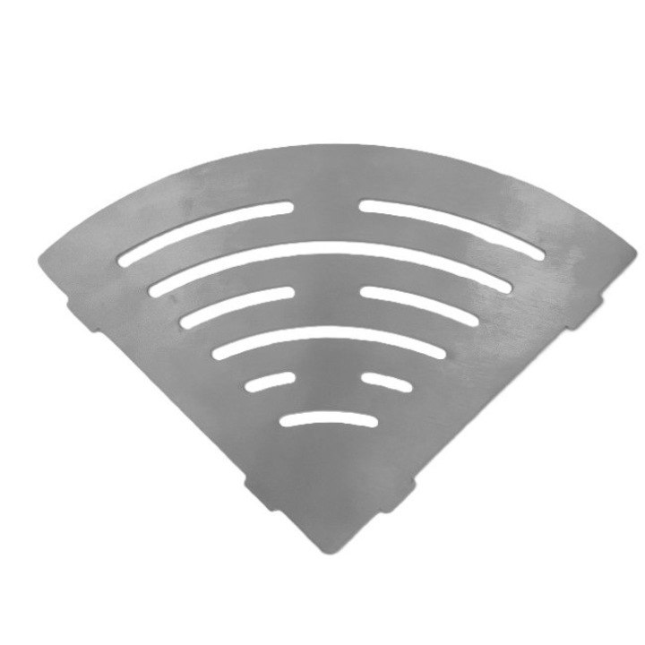 Etajera baie din otel inoxidabil, argintiu