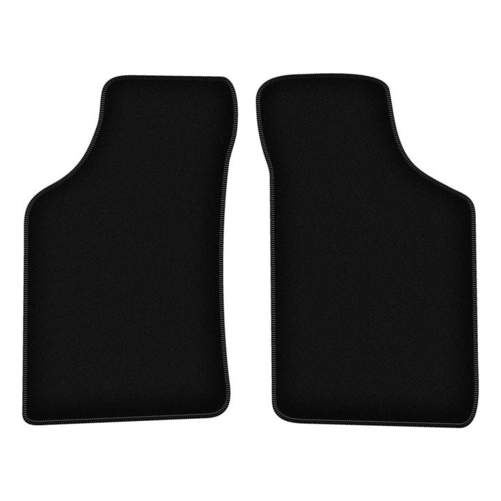 BASIC készlet első autószőnyeg, 2 db, autószőnyeg, ehhez:: Citroen AX (1986-1998) ferdehátú fekete