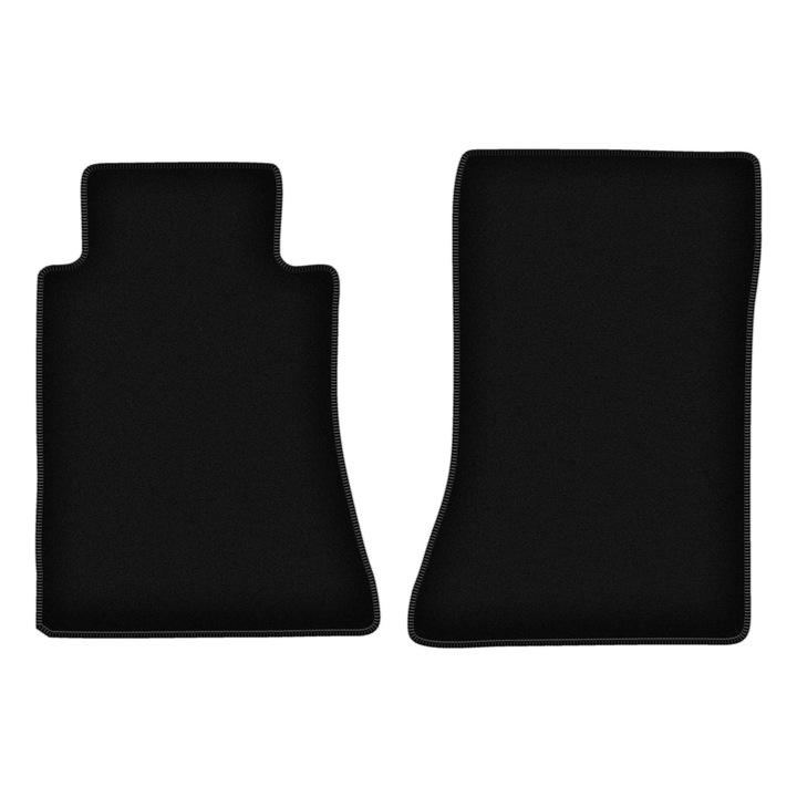 BASIC szett első autószőnyeg, 2 db, autószőnyeg, ehhez:: Mercedes E W124 (1984-1997) kupé fekete