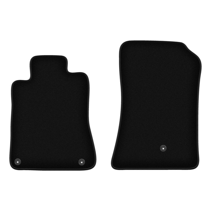 BASIC szett első autószőnyeg, 2 db, autószőnyeg, ehhez:: Mercedes SL R129 (1998-2002) roadster fekete