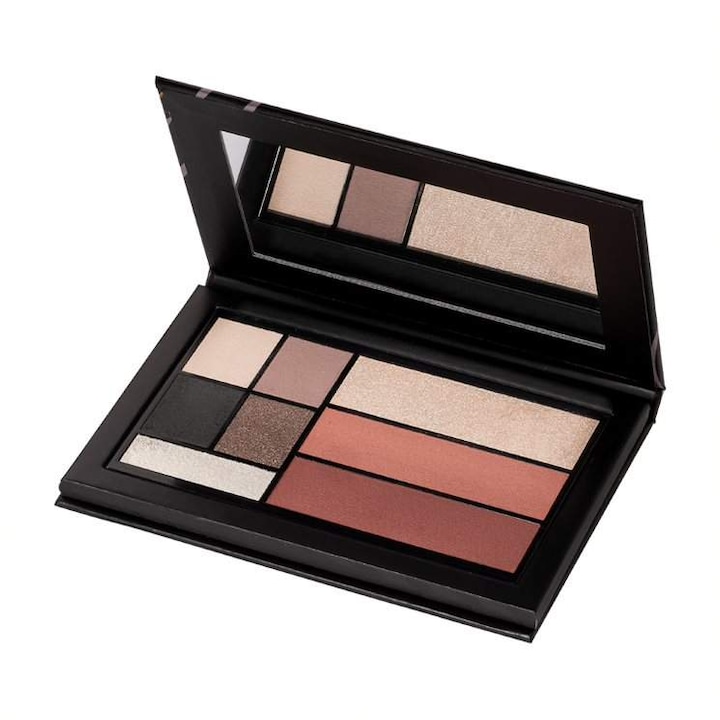 Multi Palette szemhéjfesték és arcpaletta, Smokey Collection Radiant, 14g