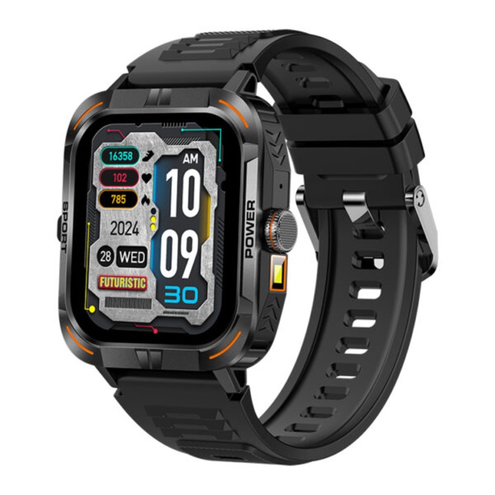 Ceas Smartwatch IXIU, ZW69, Ecran 1.97", AMOLED, SIM, Apeluri Bluetooth, Monitorizare ritm cardiac, SpO2, Monitorizare somn, Notificari, Moduri sport, Rezistenta la apa IP67/IP68