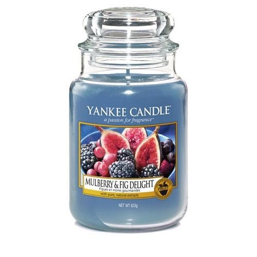 Lumanare Parfumata Borcan Mare Mulberry & Fig Delight, Yankee Candle