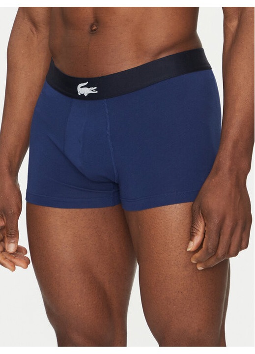 3 darabos férfi boxeralsó szett, Lacoste, 304997709, Pamut, Többszínű, Többszínű