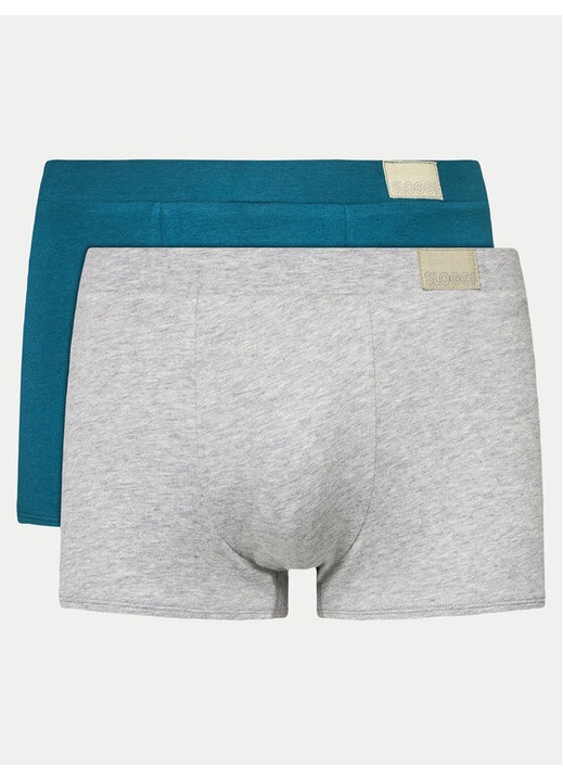 Set 2 boxeri barbati, Sloggi, 304667794, Bumbac, Multicolor, Multicolor, L