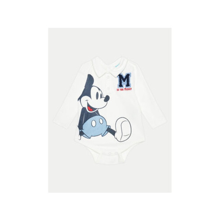 Body baieti, Ovs, 304548130, Bumbac organic, 62-68 CM, Bej