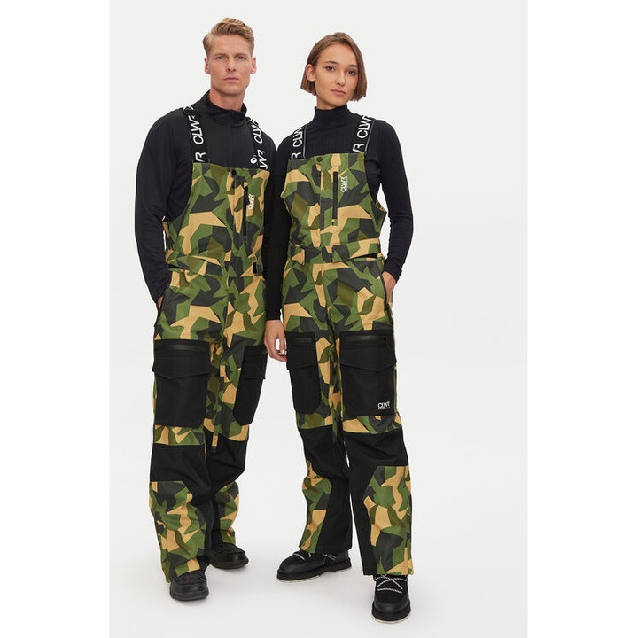 Férfi snowboard nadrág, Colourwear, 304704307, Újrahasznosított poliészter, Barna, Barna