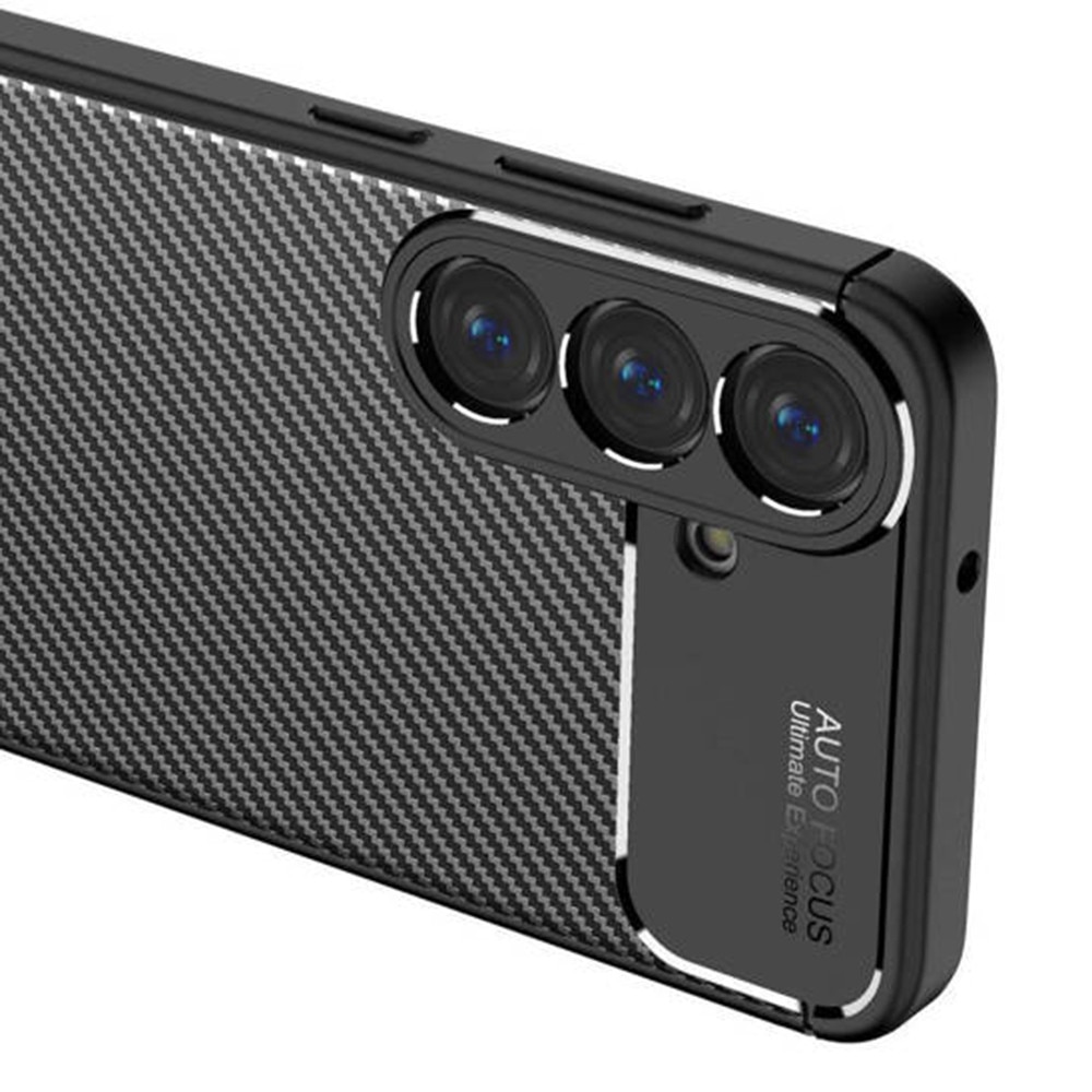 Husa pentru Samsung Galaxy S25 - Techsuit CarbonFiber - Black