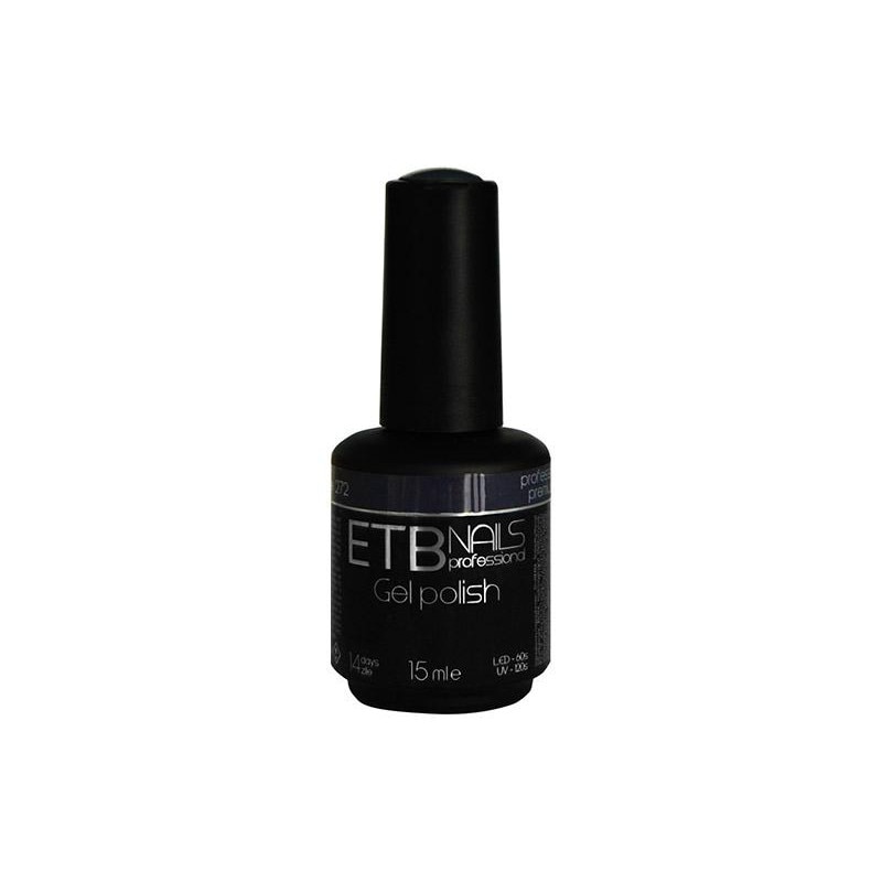 Gel de unghii permanent ETB Nails Gel Polish Midnight Blue 15ml