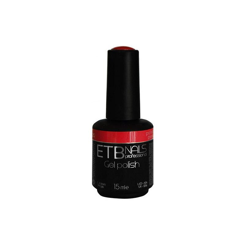 Gel de unghii permanent ETB Nails Gel Polish Deep Pink 15ml