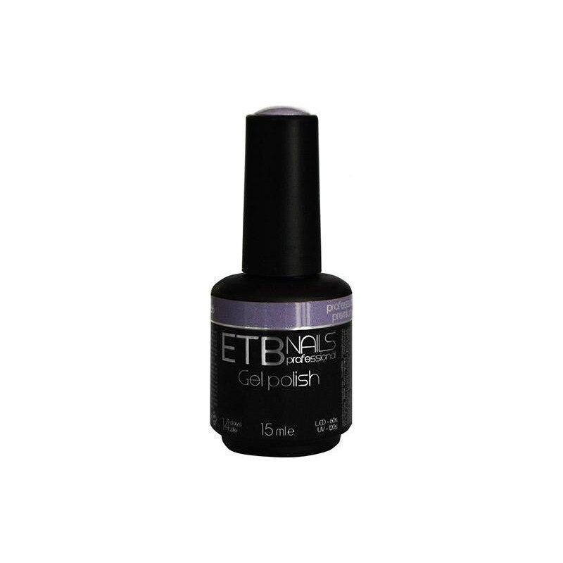 Gel de unghii permanent ETB Nails Gel Polish Light Violet 15ml