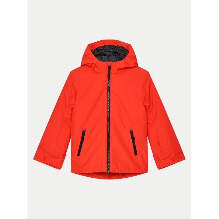 Geaca ski baieti, 4F, 303943851, Poliester, Negru, Negru