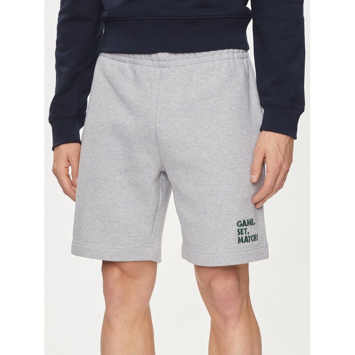 Pantaloni scurti barbati, Lacoste, 303718275, Bumbac, S, Gri, Gri, L