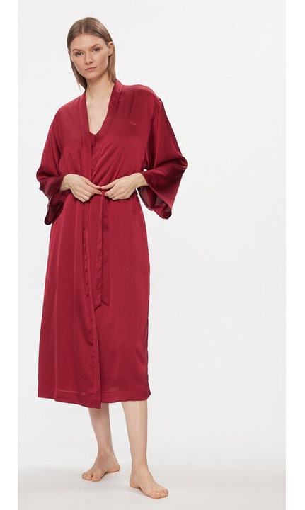 Дамски халат, Triumph, 303303747, Полиестер, Червен, Червен, 40-42