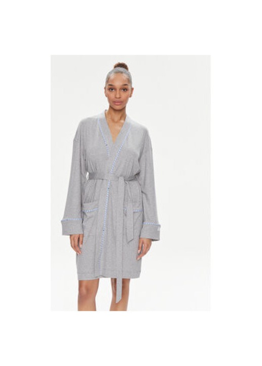 Дамски халат, Dkny, 303731090, Памук/Вискоза, Сив, Сив
