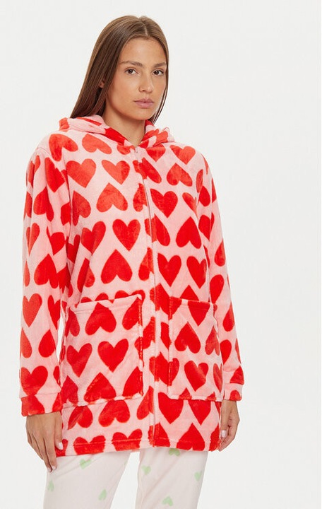 Дамски халат, United Colors Of Benetton, 304269790, Полиестер, Черен, Черен, XS