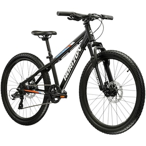 Bicicleta MTB Horizon Sunny Roti 24" marime S(12"), 8 Viteze, Frane Disc Mecanice, Culoare Black-Orange