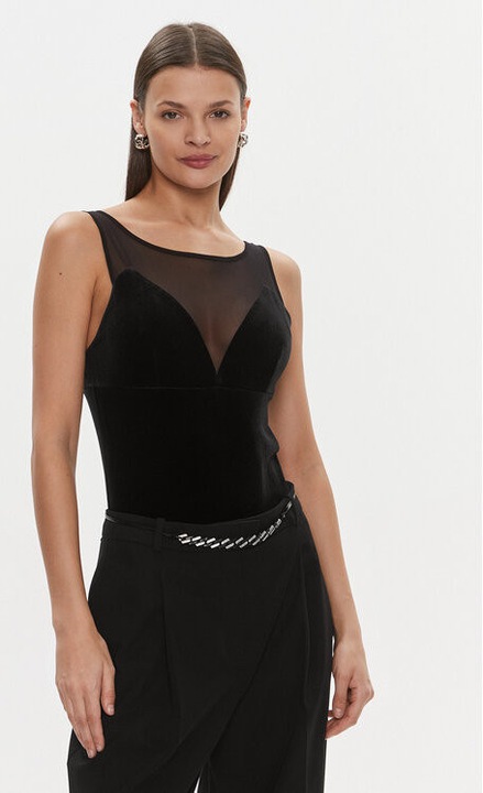 Дамски боди, Vicolo, 303925178, Полиамид, L INTL, Черен