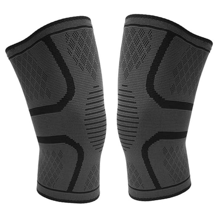 Set 2 aparatori genunchi, Tioialz®, suport compresie, material respirabil, confortabil, marime mica