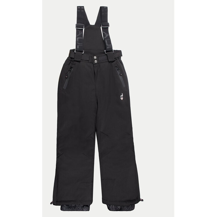 Geaca ski copii, Aulp, Poliester, Negru