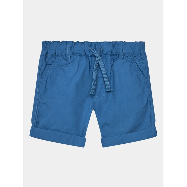 Pantaloni scurti baieti, United Colors Of Benetton, 303820121, Bumbac, Albastru, Albastru