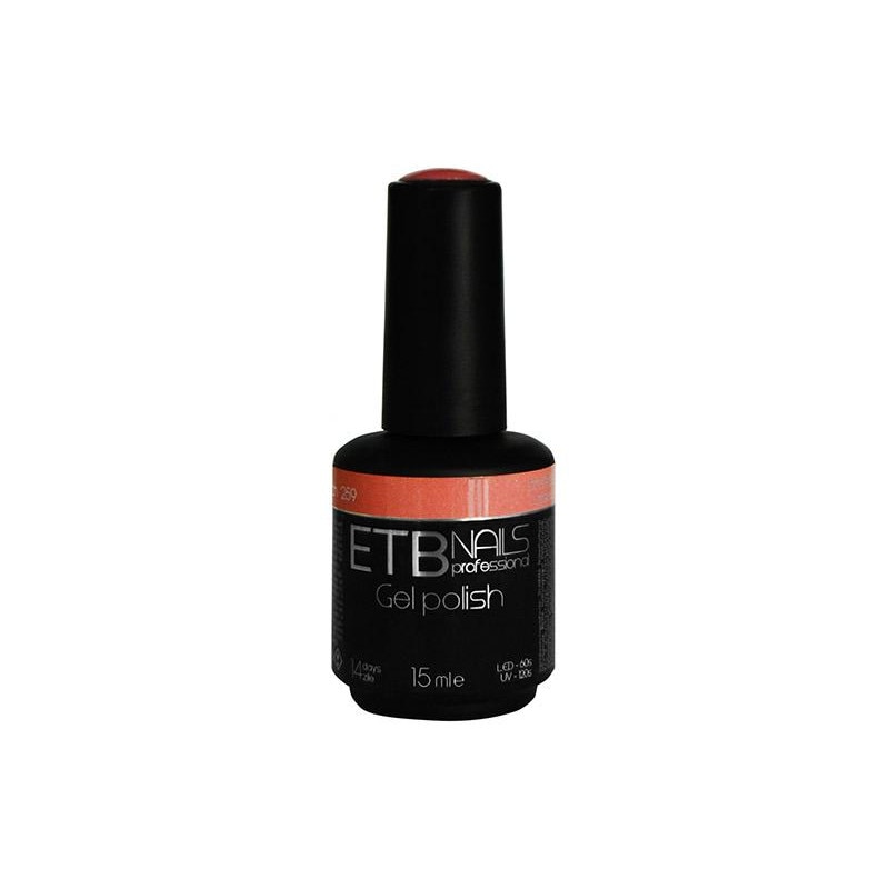 Gel de unghii permanent ETB Nails Gel Polish Sweet Peach 15ml