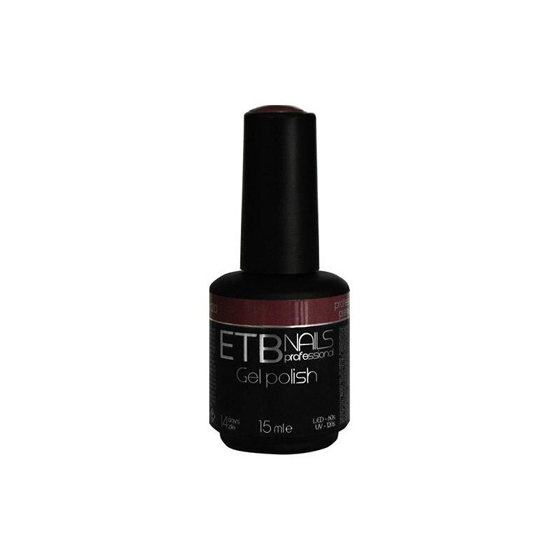 Gel de unghii permanent ETB Nails Gel Polish Rosewood 15ml