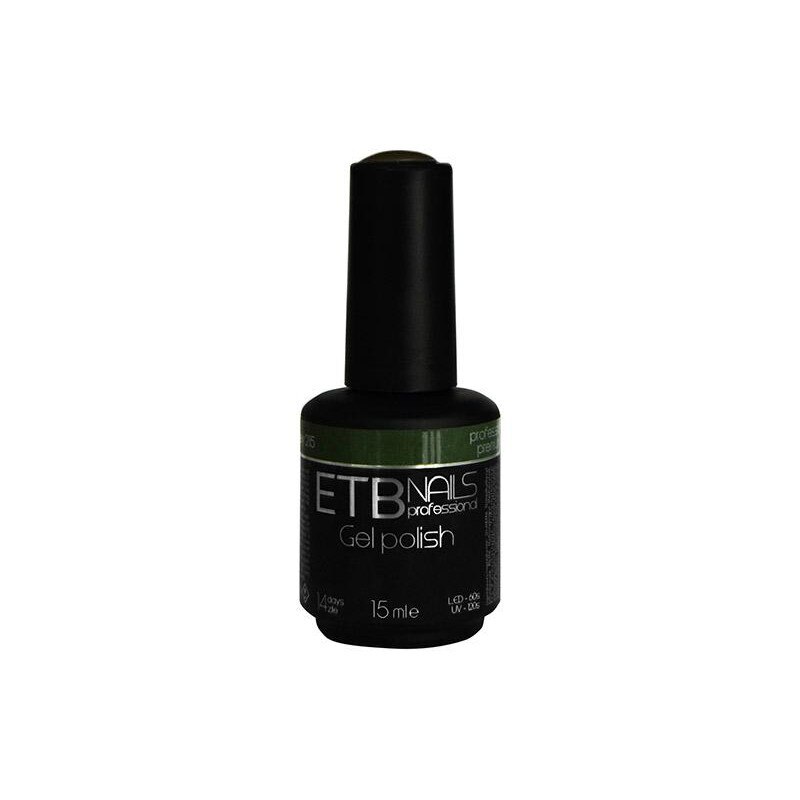 Gel de unghii permanent ETB Nails Gel Polish Greenish Grey 15ml
