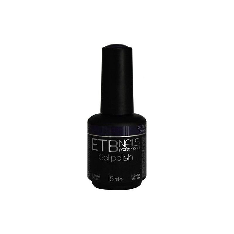Gel de unghii permanent ETB Nails Gel Polish Deep Violet 15ml