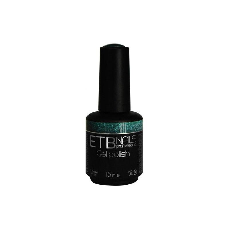 Gel de unghii permanent ETB Nails Gel Polish Viridan 15ml