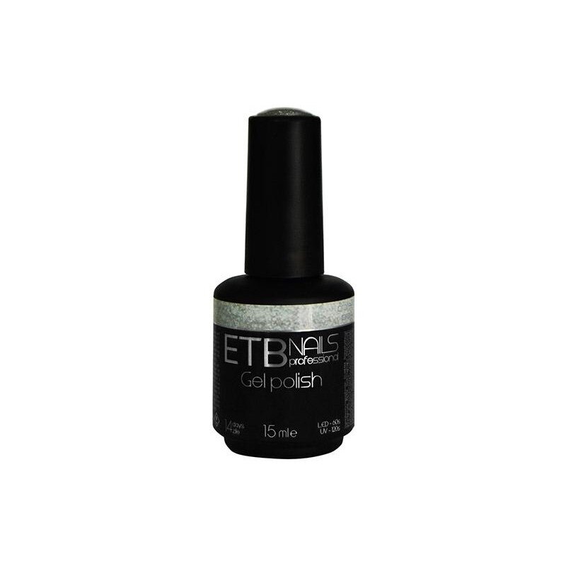 Gel de unghii permanent ETB Nails Gel Polish Glitter Moon 15ml