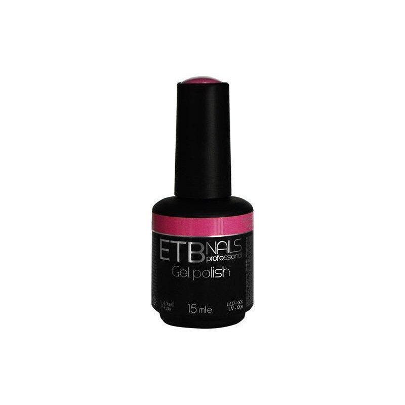 Gel de unghii permanent ETB Nails Gel Polish Pink 15ml