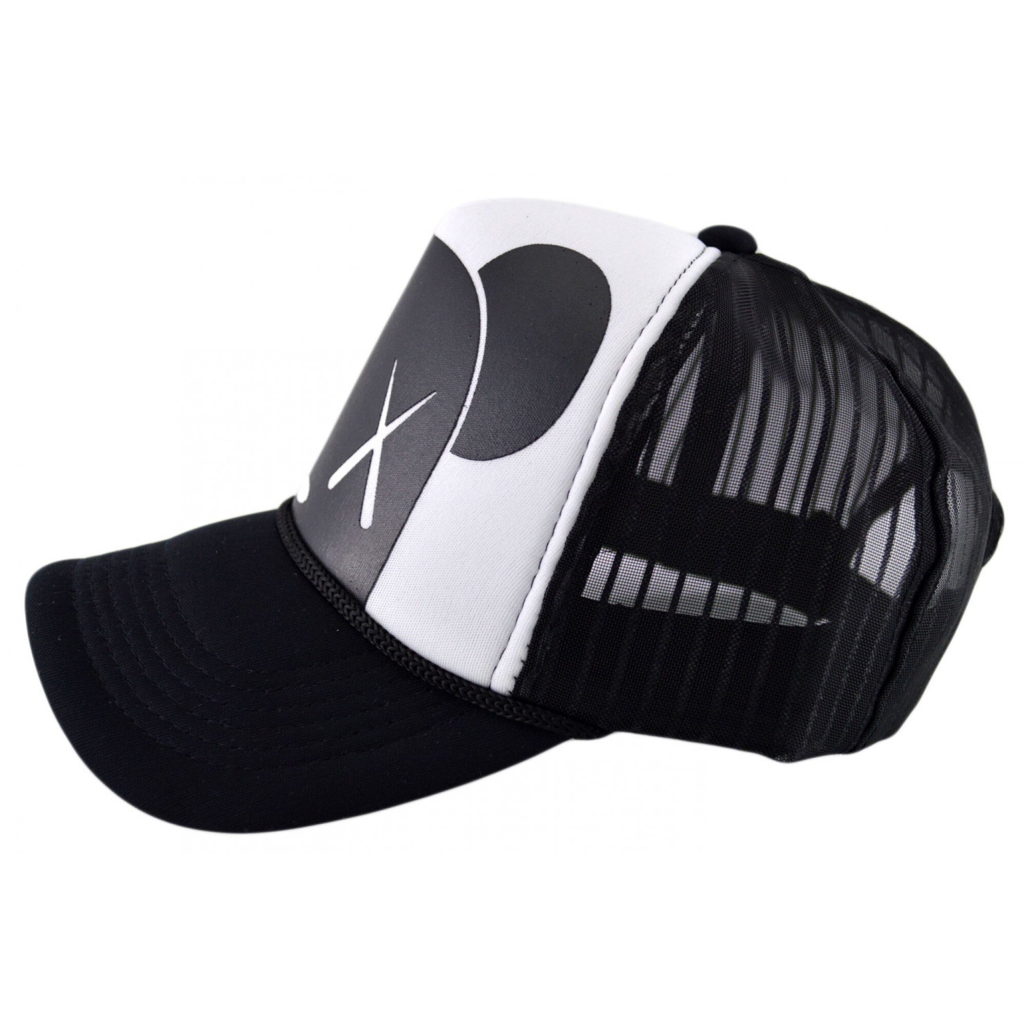 Sapca Trucker Neagru cu Alb - Panda X - eMAG.ro