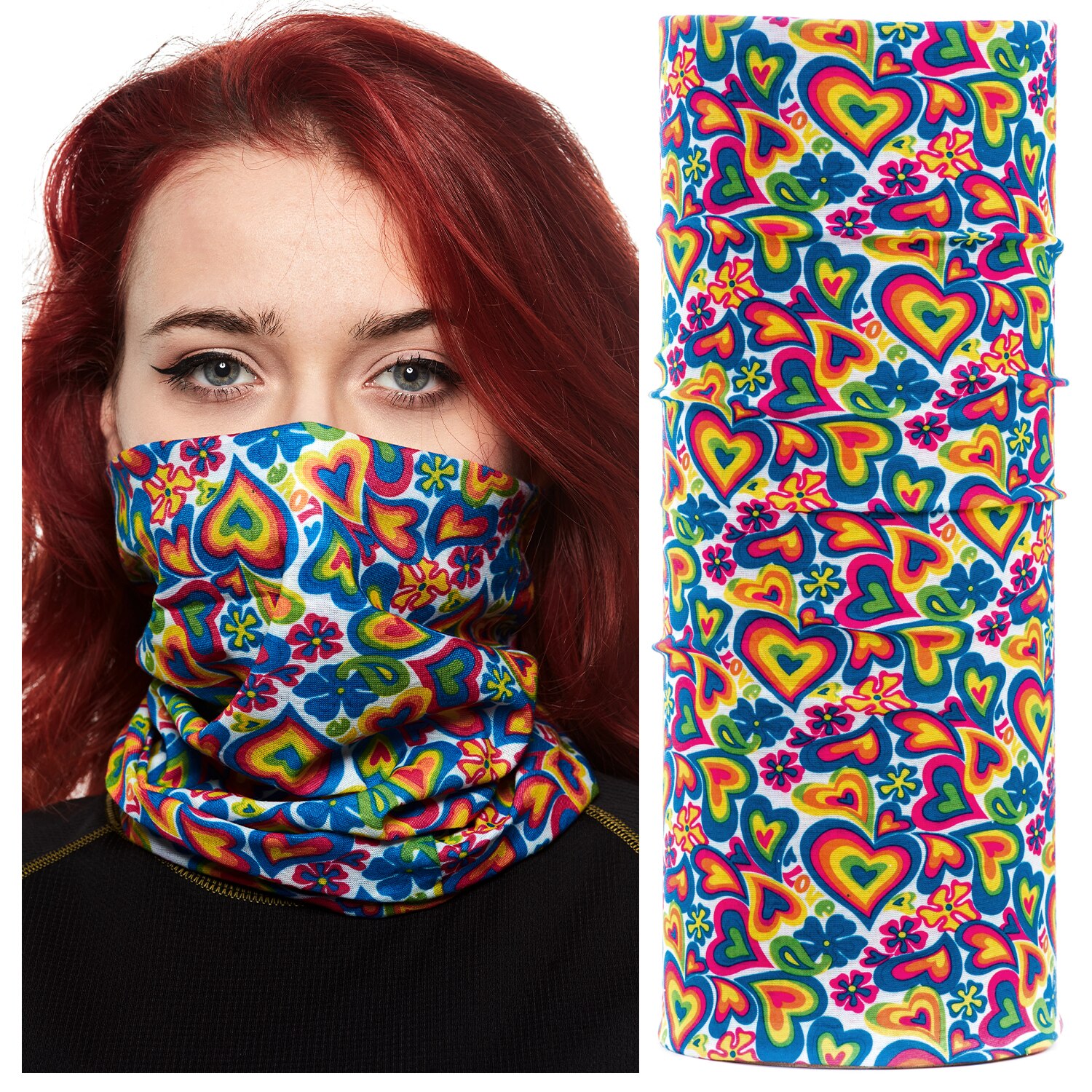 Masca/Bandana multifunctionala tubulara, Bars, model 78