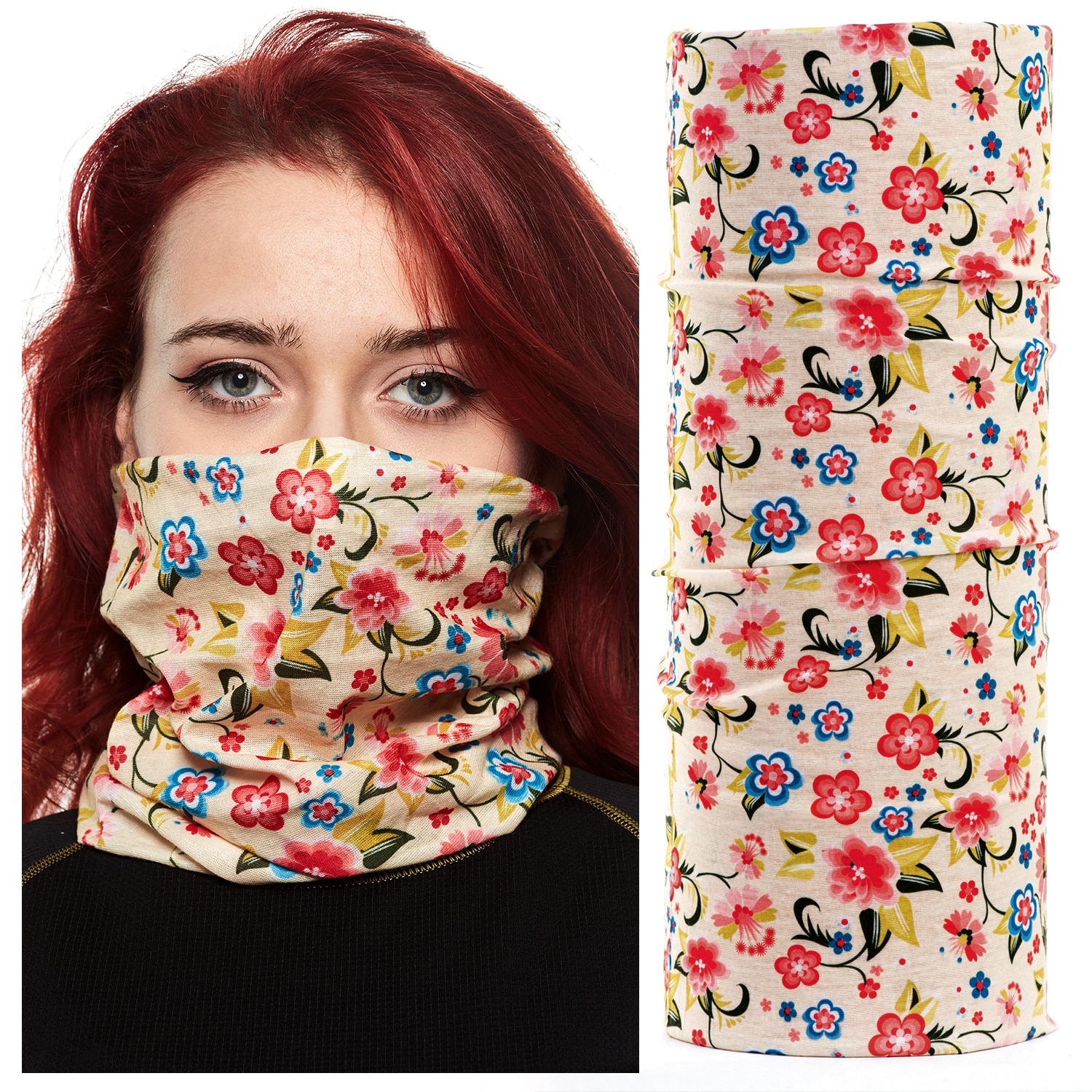 Masca/Bandana multifunctionala tubulara, Bars, model 84