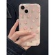 Husa silicon transparenta cu imprimeu lalele roz, Compatibila iPhone 14 Pro Max