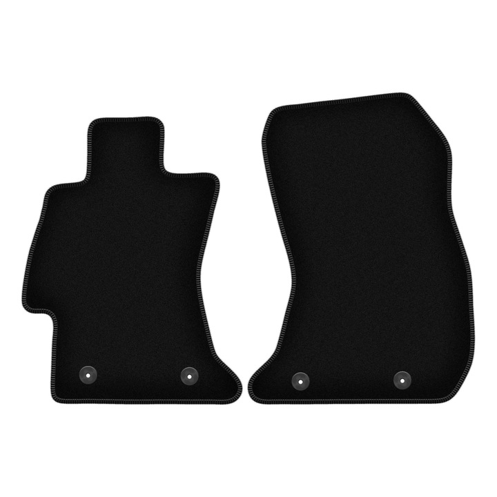 BASIC készlet első autószőnyeg, 2 db, autószőnyeg, ehhez:: Subaru Outback V (2014-) kombinált fekete