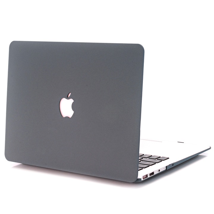 Carcasa Hard Shell pentru MacBook Pro 16 (2021/2022/2023/2024) M Series (M4/M3/M2/M1 Pro Max) (A3403/A3186/A2991/A2780/A2485), husa protectie cu efect de nisip fin design ultra subtire, Gri