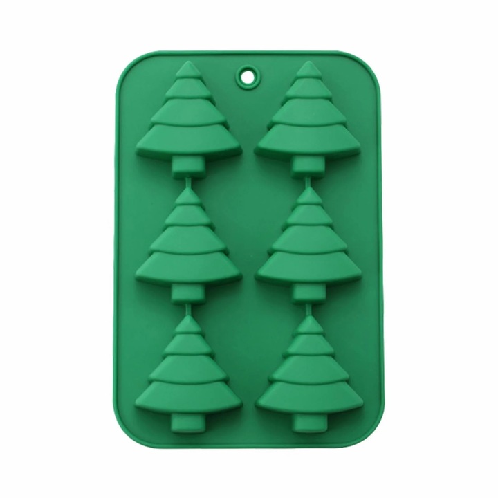 Set forme silicon Craciun YANYXR brad Mos Craciun om zapada 30x22x6cm