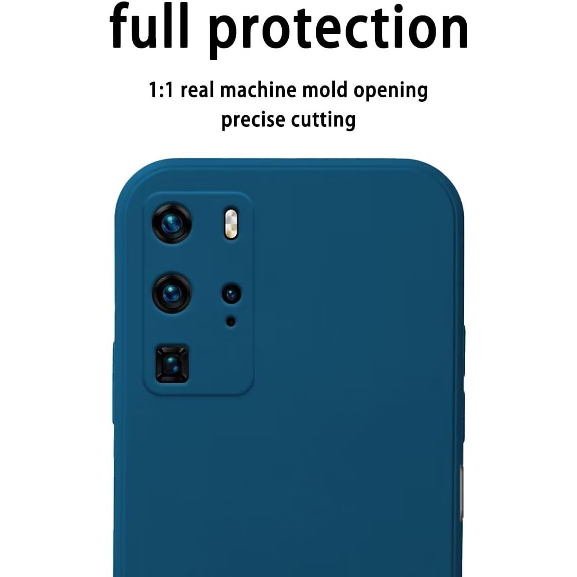 Husa compatibila cu Huawei P40 Pro, Tehnologie MagSafe, protectie camera, All Black
