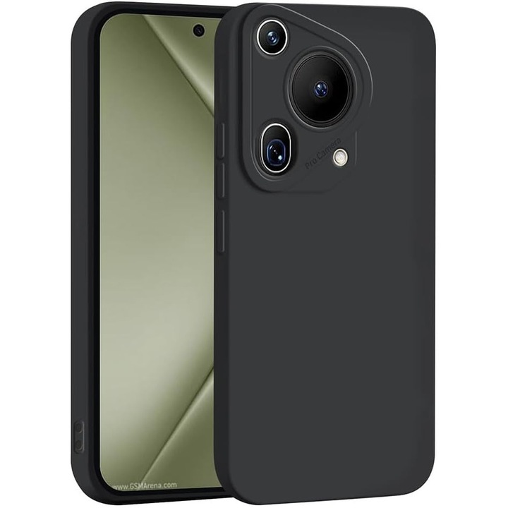 Husa compatibila cu Huawei P70 Pro, Tehnologie MagSafe, cu protectie de camera, Negru