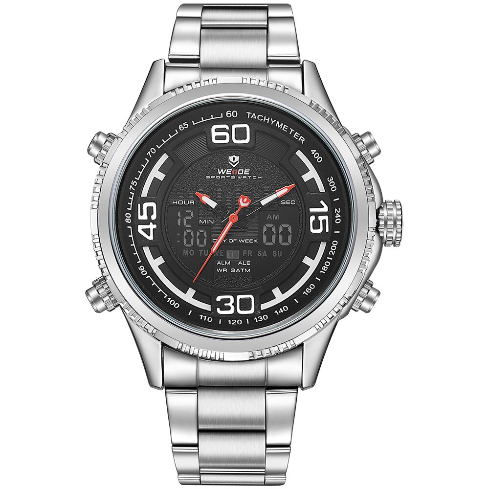 Ceas barbatesc Weide Silver Strap - WH6306-1C