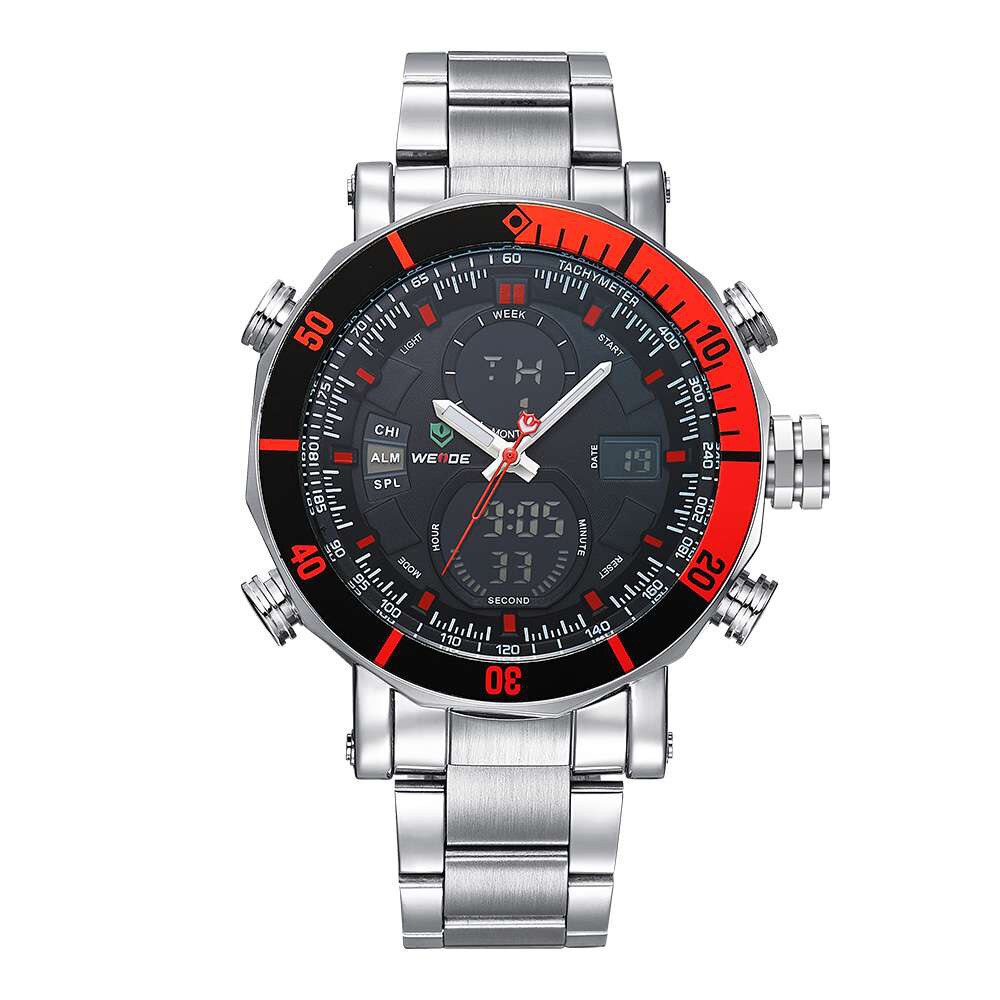 Ceas barbatesc Weide Brilliant Red & Black - WH5203-3C