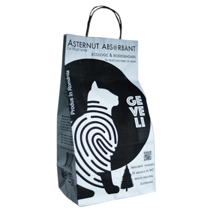 Asternut litiera tip pelete din fibre de lemn GEVELI miros lemn natural